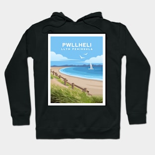 Pwllheli Beach, Llyn Peninsula - North Wales Hoodie